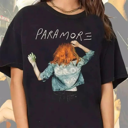 Paramore Doodle Art Shirt, Vintage Harley Paramore Album Lyric Tee Shirt Cotton Top