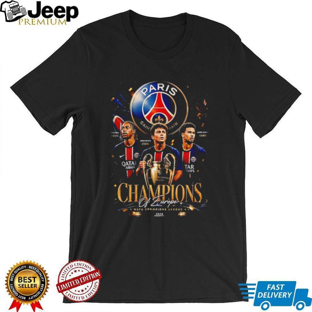 Paris Saint Germain Champions of Europe 2026 shirt