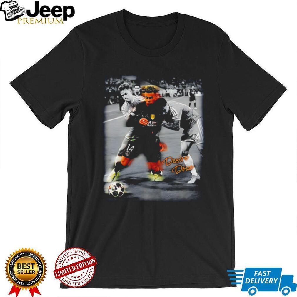 Paris Saint Germain Desire Doue photo frame shirt