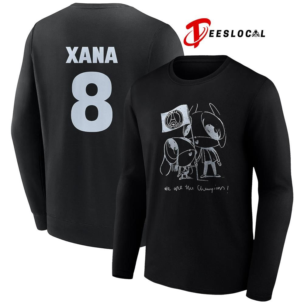 Paris Saint Germain Luis Enrique Xana we are the champion art shirt