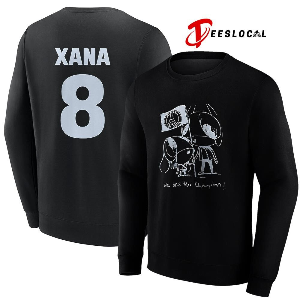 Paris Saint Germain Luis Enrique Xana we are the champion art shirt