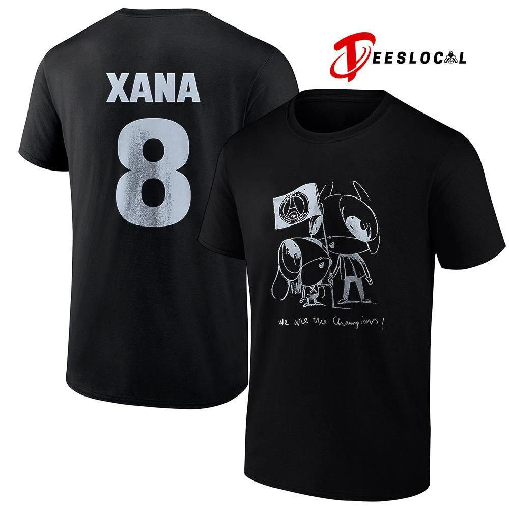 Paris Saint Germain Luis Enrique Xana we are the champion art shirt