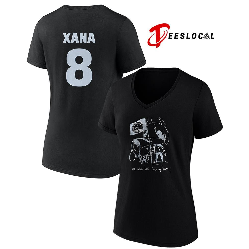 Paris Saint Germain Luis Enrique Xana we are the champion art shirt