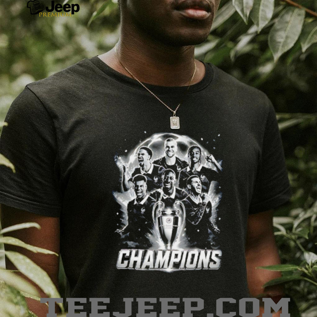 Paris Saint Germain UEFA Champions League victory shirt