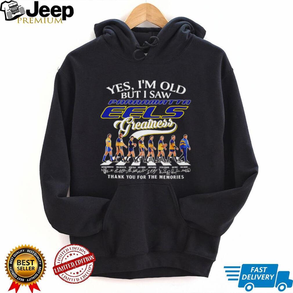 Parramatta Eels Greatness Legends Abbey Road Rugby Tribute T Shirt