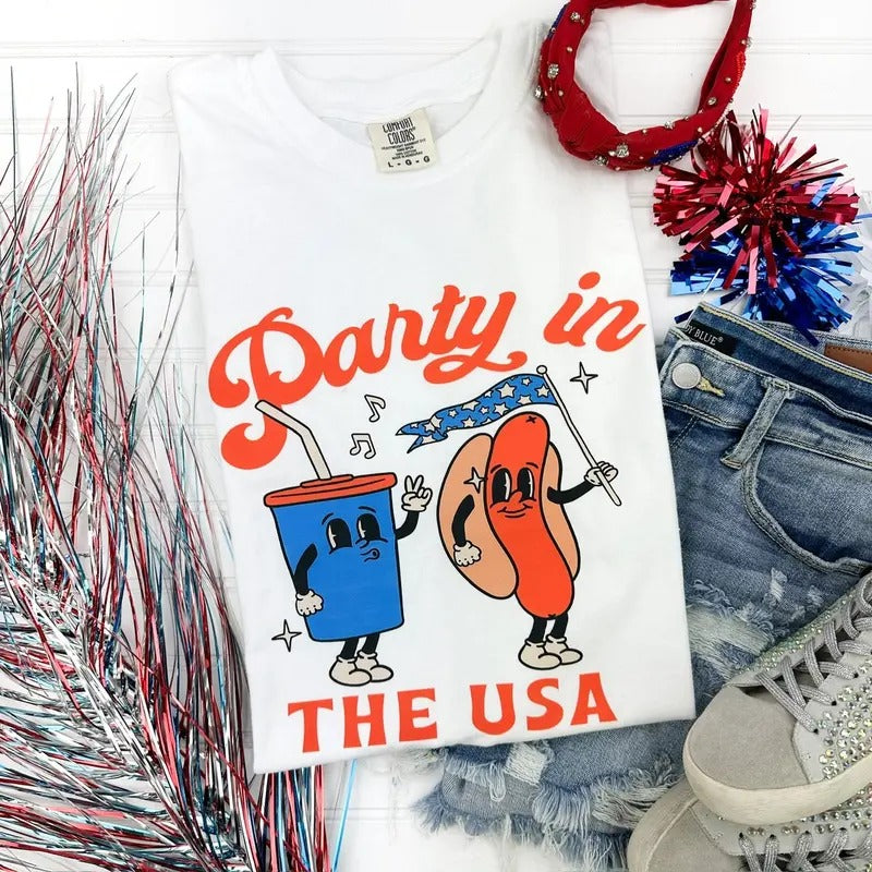 Party In The USA Comfort Colors T-Shirt