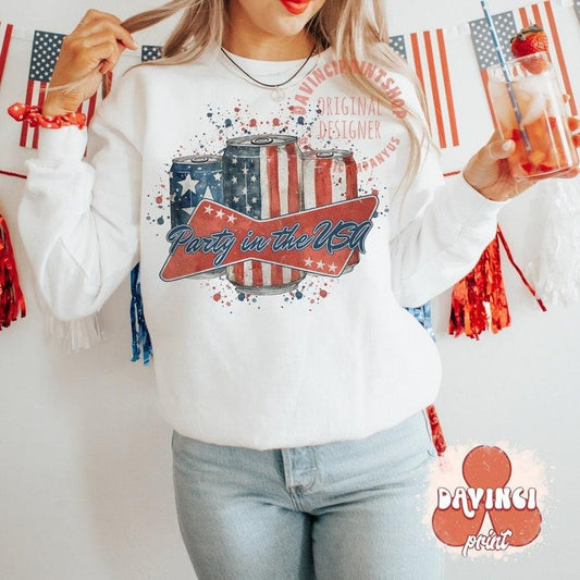 Party in the USA , 4th of July , Independence day , 4th of July sublimations, Watercolor 4th of july