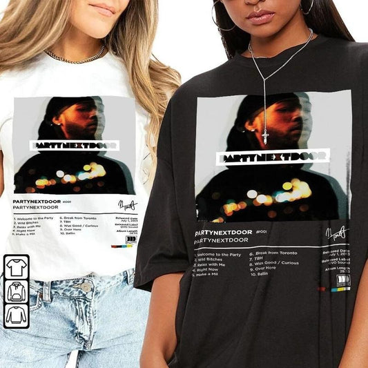 PartyNextDoor Album Tracklist Shirt, PartyNextDoor Vintage Album Shirt