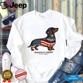 Patriotic Dachshund Dog US America 250th Anniversary Shirt