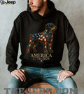 Patriotic Rottweiler America 1776 2026 Stained Glass Style Shirt