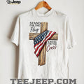 Patriotic Stand For The Flag Kneel For The Cross Faith T Shirt