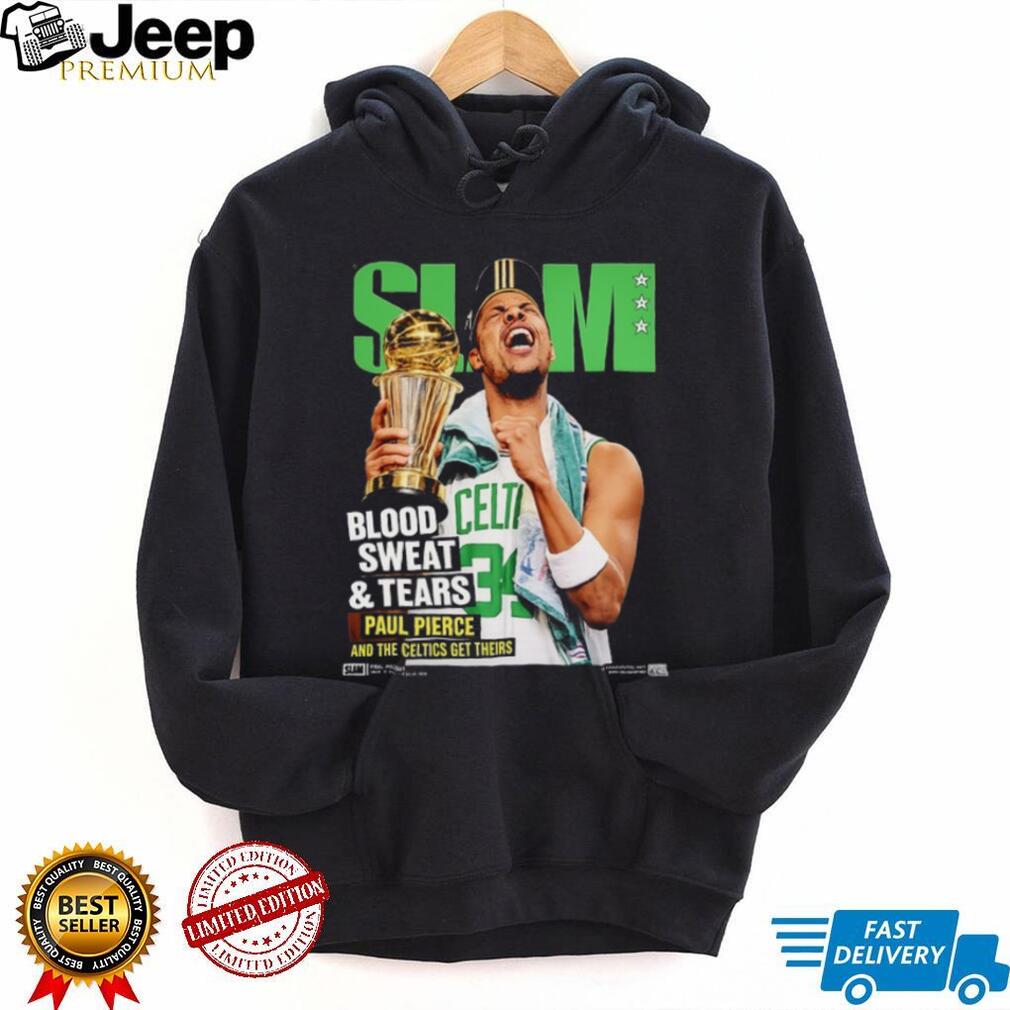 Paul Pierce Slam Magazine Blood Sweat Tears Celtics T Shirt