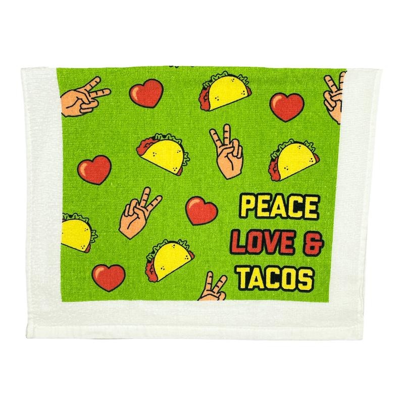 Peace Love And Tacos Funny Cute Yummy Mexican Food Tea Towel Funny Dish Towels Soft Adsorbent Tea Towel T-Shirts, Hoodie,...
