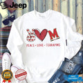 Peace Love Terrapins Maryland College Sports Fan T Shirt