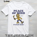 Peace Of Mind By Violent Means ACAB Peace Sign Character T Shirt