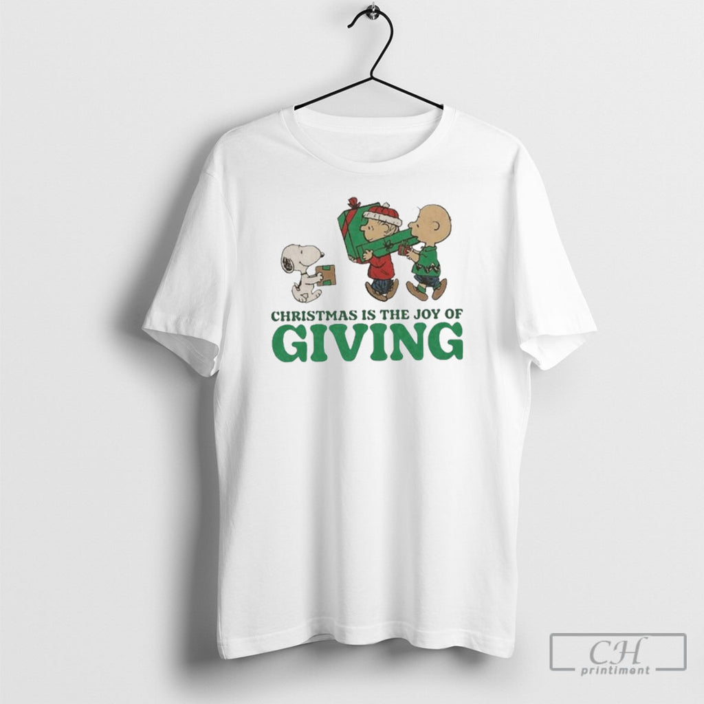 Peanuts Christmas Is The Joy Of Giving Shirt Sweater