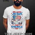 Peanuts Faith American Patriotism Christian Shirt