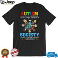 Peanuts Gang Autism Doesn’t Come With A Manual Society T Shirt