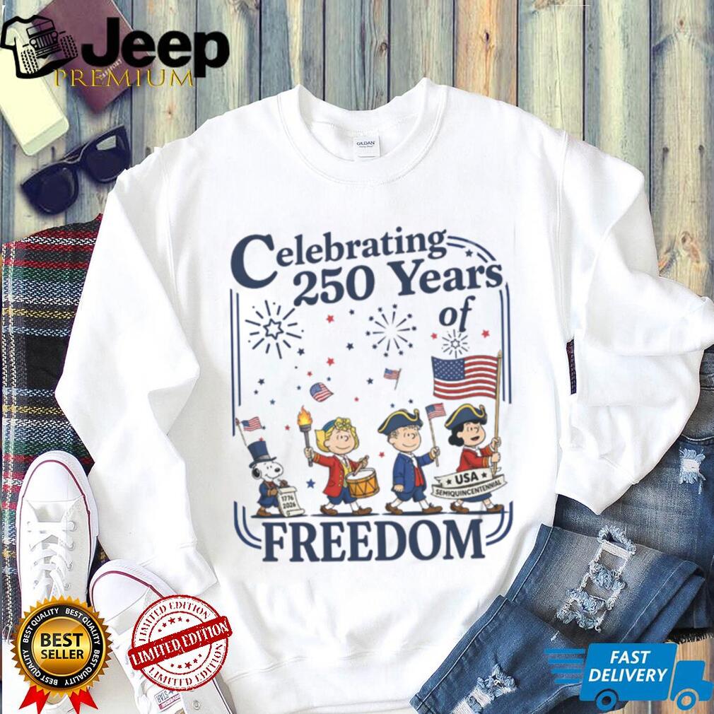 Peanuts Gang Celebrating 250 Years of Freedom USA Shirt