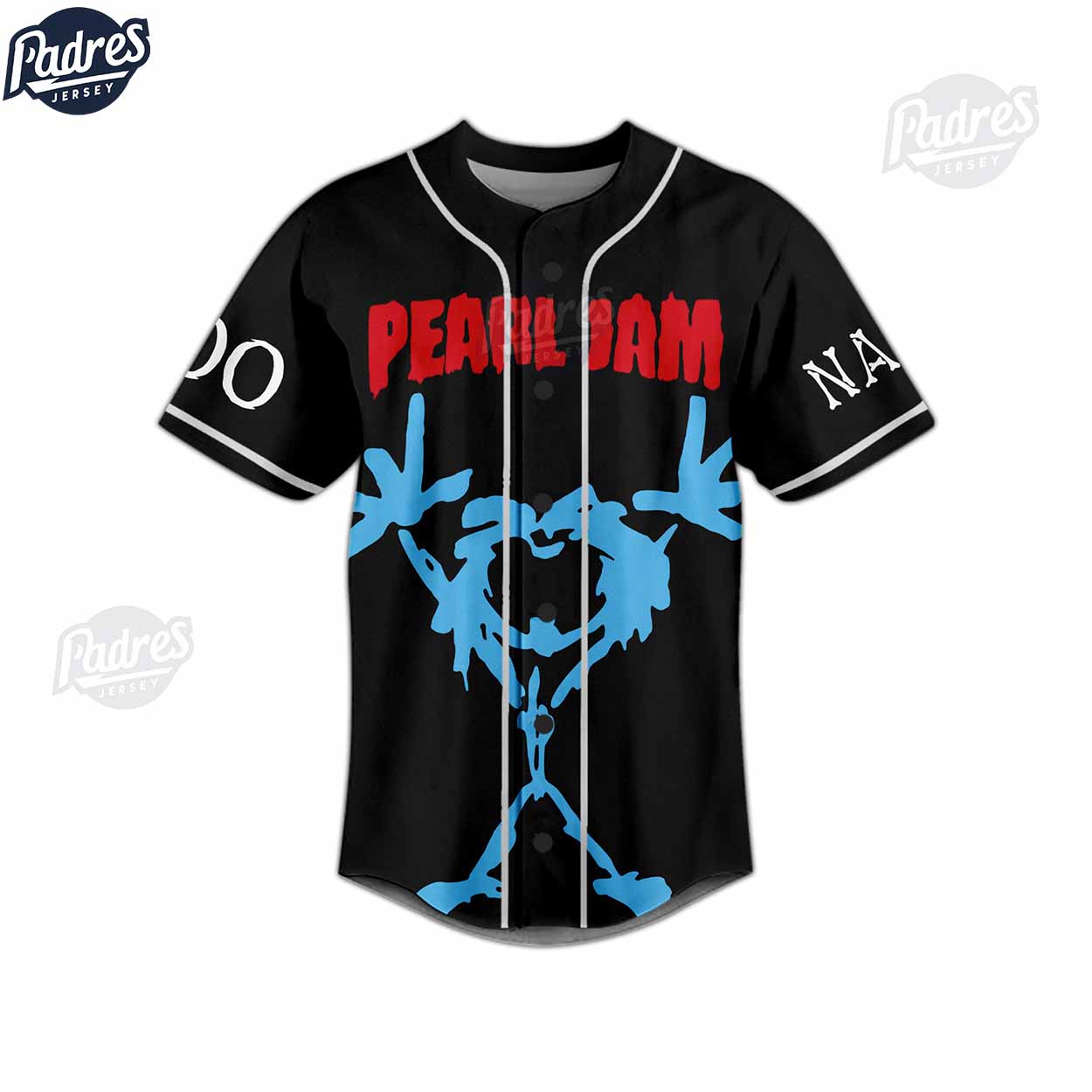 Pearl Jam I'm Still Alive Custom Baseball Jersey Style - Padres Jersey Oasis: Elevate Your Baseball Style Game... (Image 2)