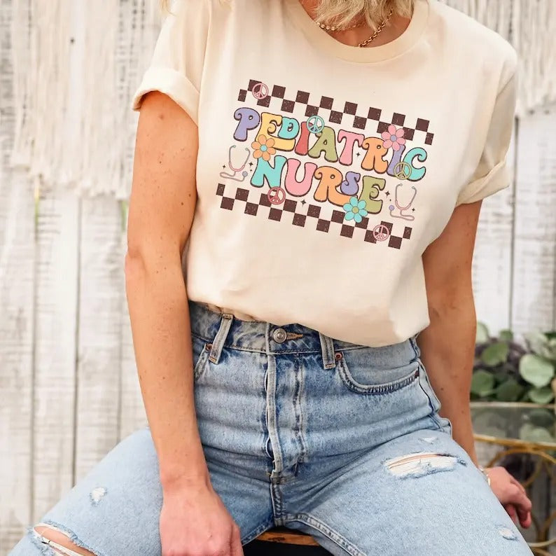 Pediatric Nurse Shirt, Pediatric Nurse Gift, Peds Nurse Shirt, Cute Nurse Shirt,PICU Pediatric Nurse Gift Tee,Gift For Peds Nurse,Pediatrics