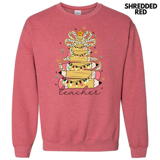 Pencil Teacher Tree Sweatshirt 'NLB' T-Shirts, Hoodie | WearSparks.com