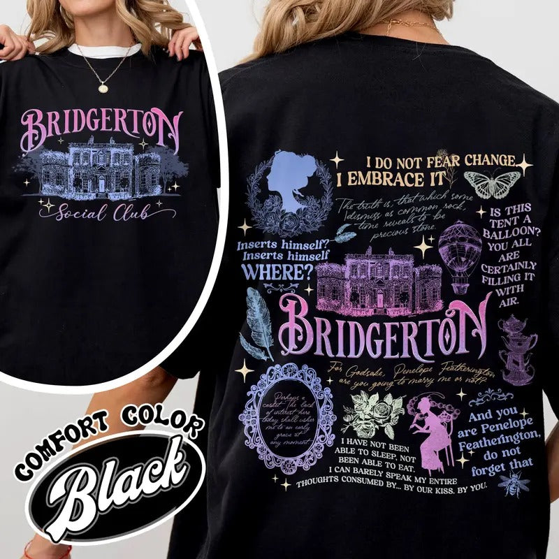 Penelope Colin Bridgerton Season 3 Comfort Color Shirt, Spill The Tea Lady Whistledown's Society Papers Shirt, Historical Drama Shirt, Bridgerton Party