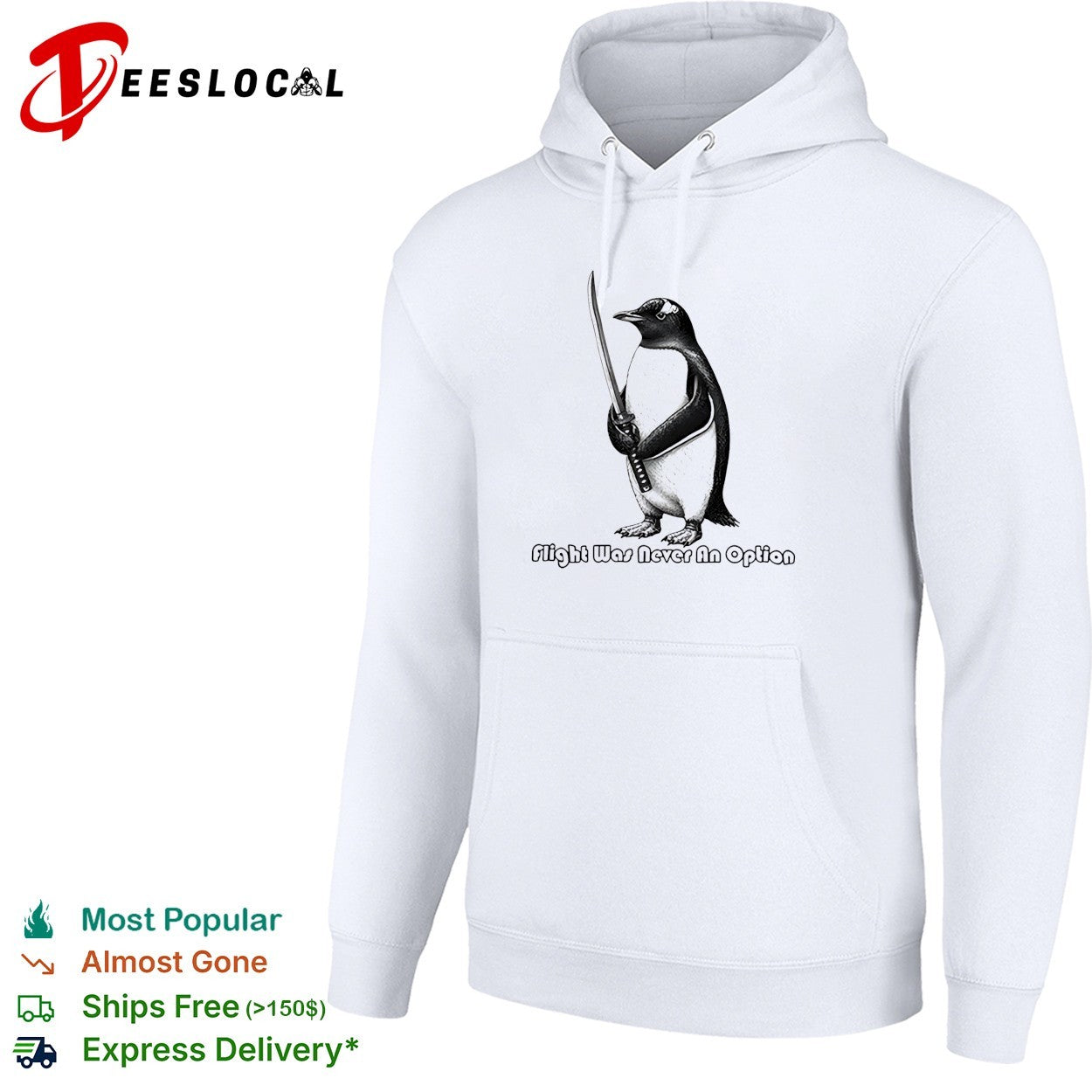 Penguin katana flight was never an option shirt