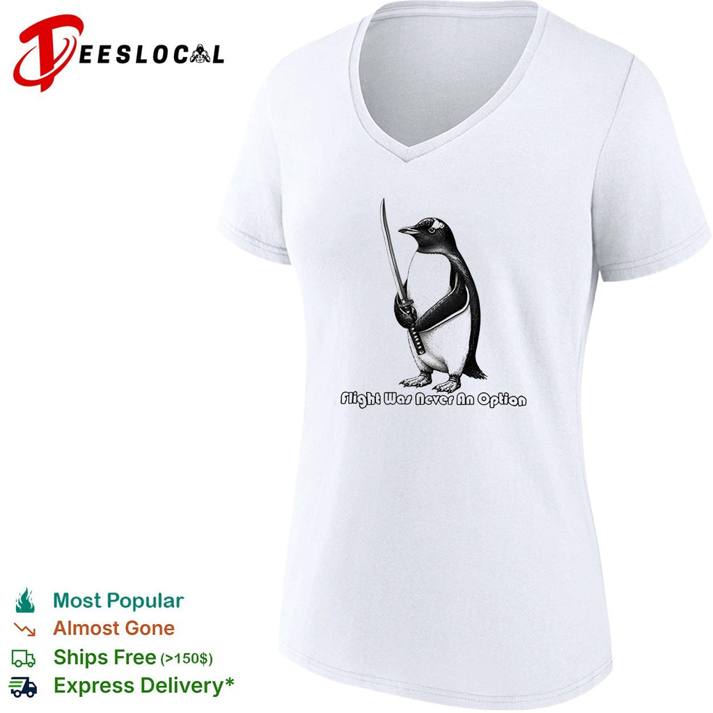 Penguin katana flight was never an option shirt
