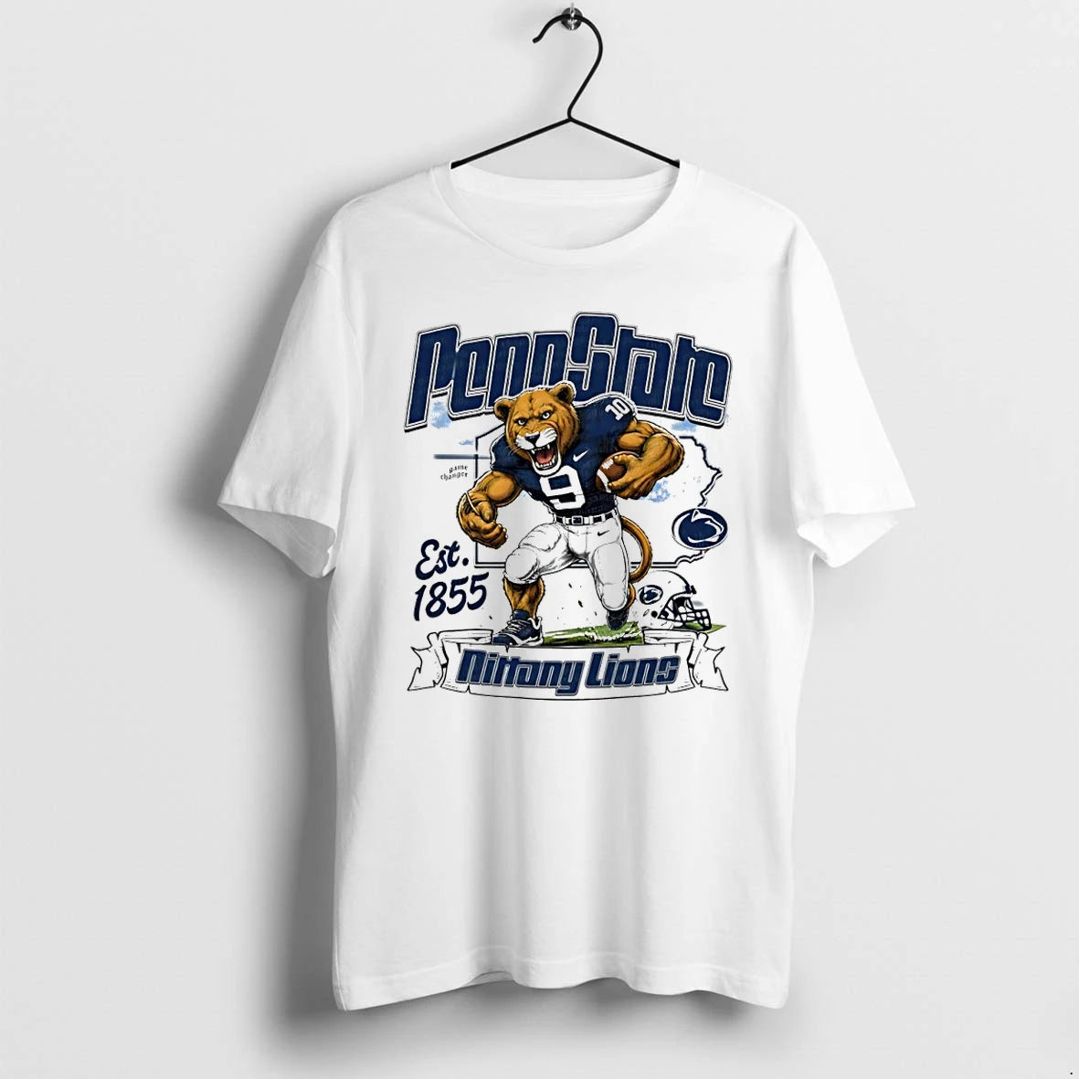 Penn State Nittany Lions Est 1855 Mascot Tshirts Sweater