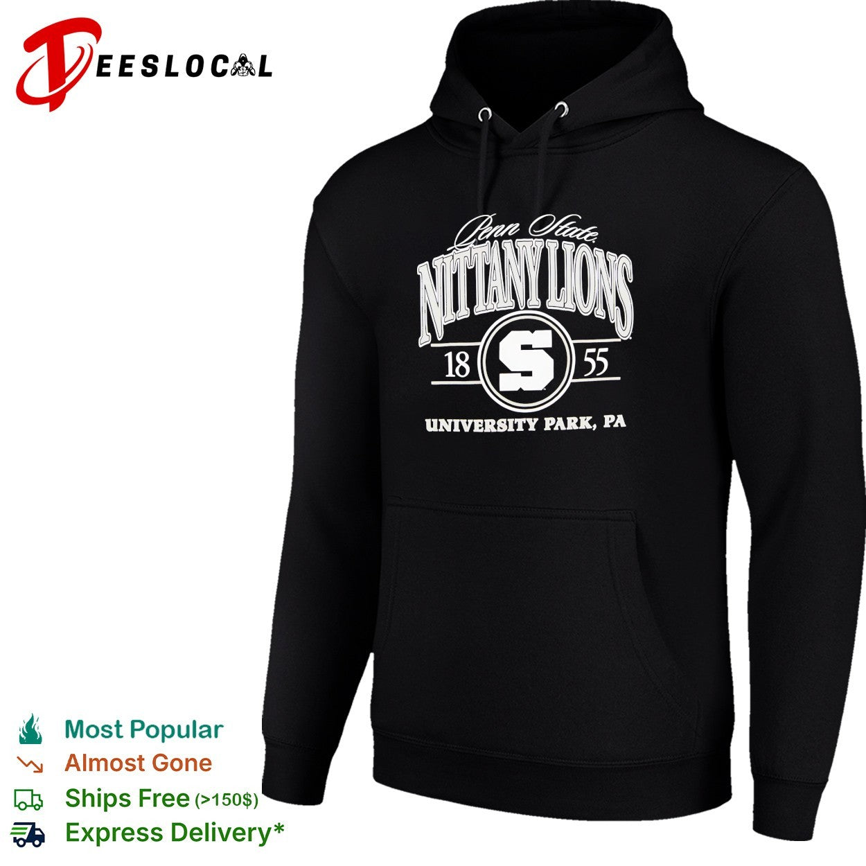 Penn State Nittany Lions University Park 1855 shirt
