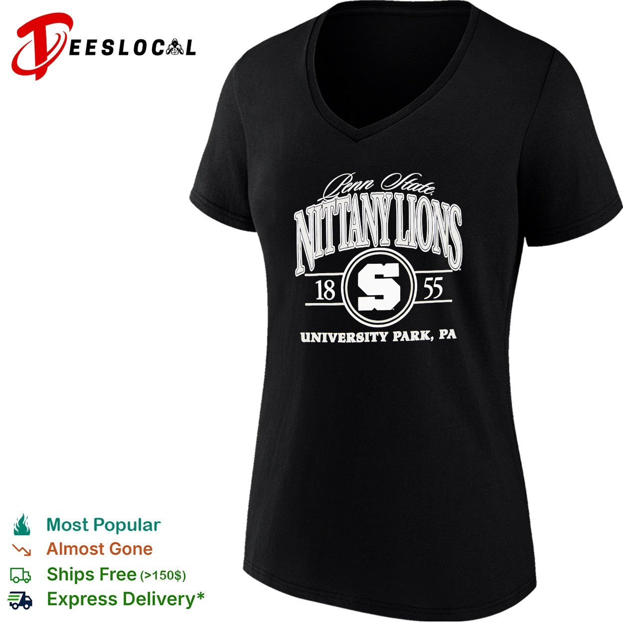 Penn State Nittany Lions University Park 1855 shirt