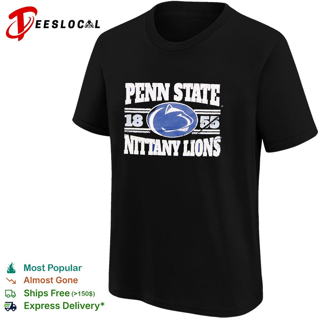 Penn State Nittany Lions lion head logo 1855 shirt