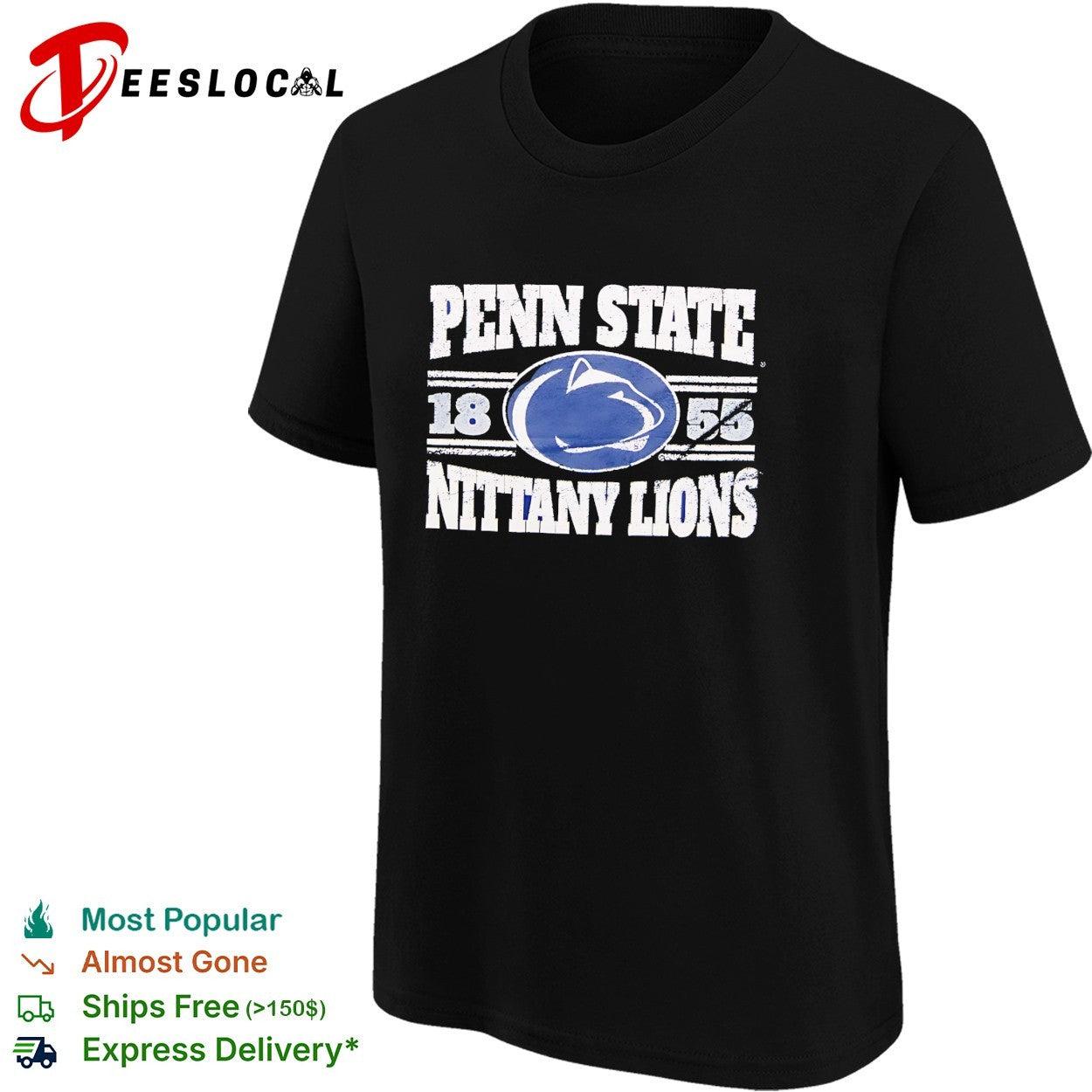 Penn State Nittany Lions lion head logo 1855 shirt