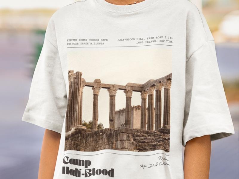 Percy Jackson Shirt Camp Half Blood Heroes of Olympus Shirt Camp Jupiter Greek Mythology Shirt Annabeth Chase Shirt Greek Gods Bookish Merch