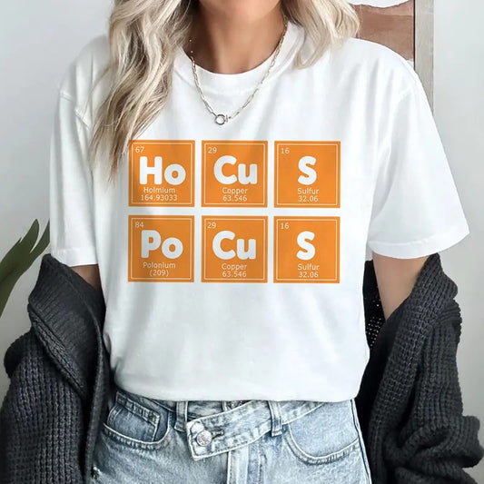 Periodic Table Of Chemistry Halloween Shirt Hocus Pocus Movie Lovers Shirt