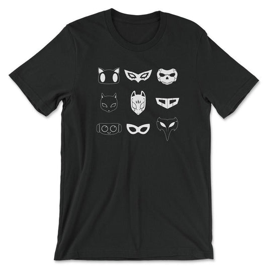 Persona 5 Masks T-Shirt, Sweatshirt, Hoodie,  Cafe Leblanc T-shirt, Persona 5 Shirt, Game Shirt, Coffee & Curry, Megami...