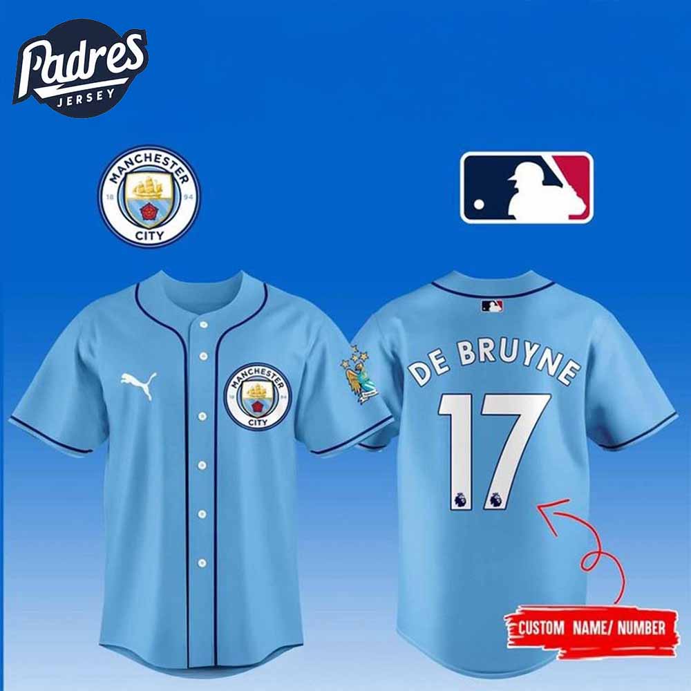 Personalized Custom Manchester City FC x MLB Club World Cup 2025 Baseball Jersey - Padres Jersey Oasis: Elevate Your...