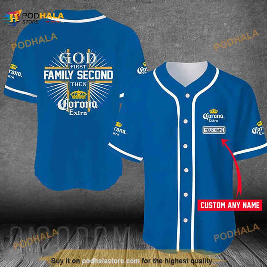 Personalized Easter Sunday Corona 3D Baseball Jersey
