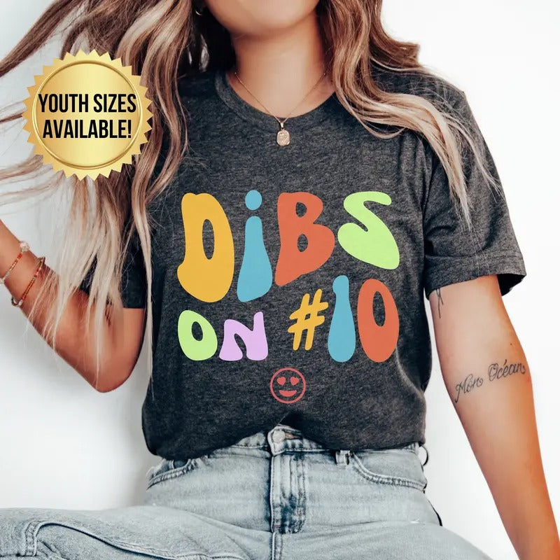 Personalized Fan Shirt Custom Sports Tee Football Girlfriend Sports Mom Gifts Tailgate Tops Game Day Shirt Customized Number Tshirt