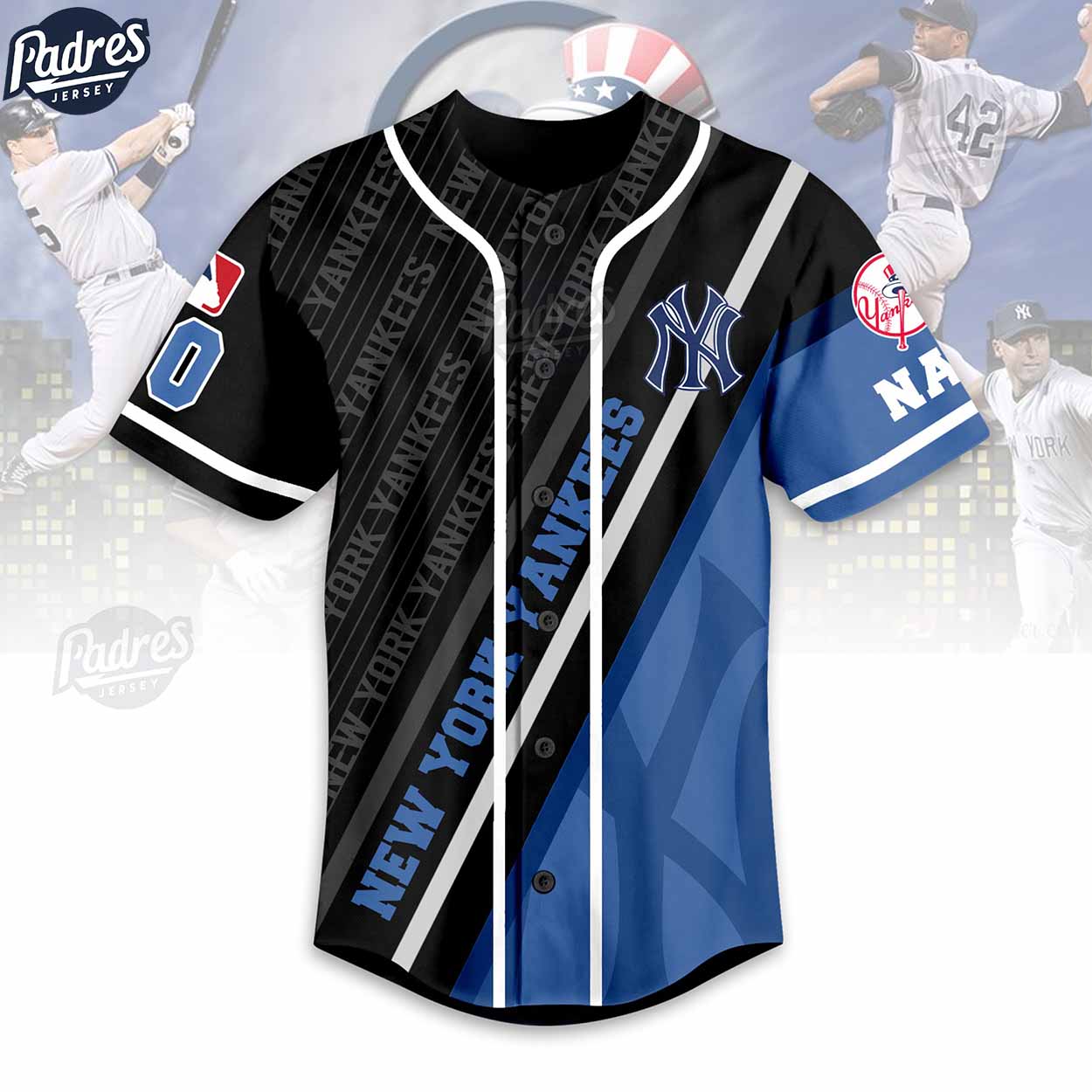 Personalized MLB New York Yankees Baseball Jersey Shirt - Padres Jersey Oasis: Elevate Your Baseball Style Game
