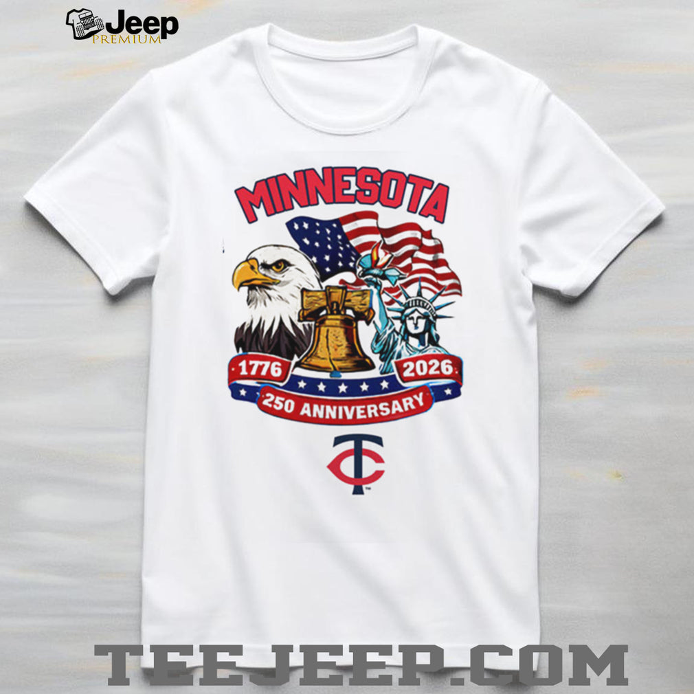 Personalized Minnesota Twins 1776 2026 250th Anniversary Baseball Jersey T Shirt