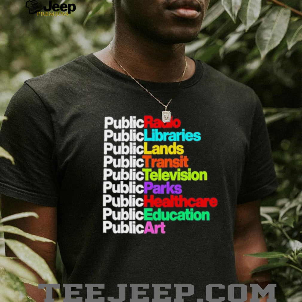 Personalized Public Radio Libraries Lands Transit Television Parks shirt