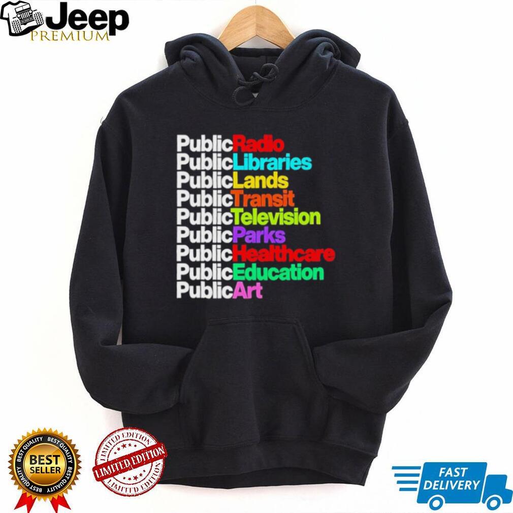 Personalized Public Radio Libraries Lands Transit Television Parks shirt