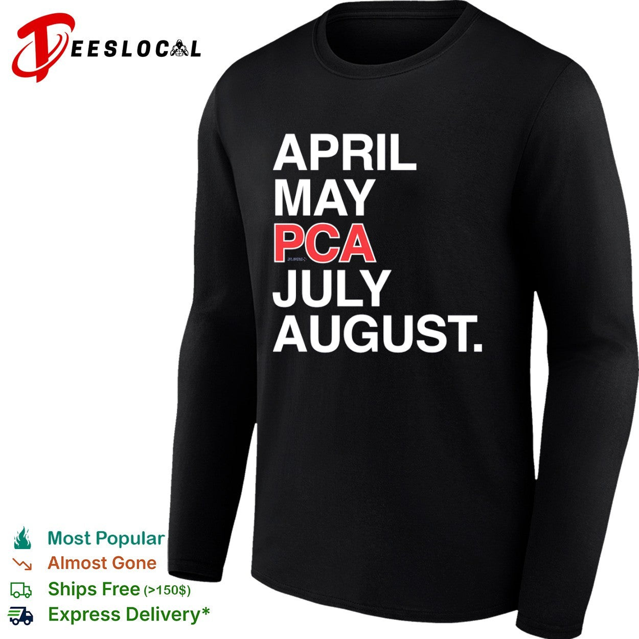 Pete Crow-Armstrong PCA April May July August shirt