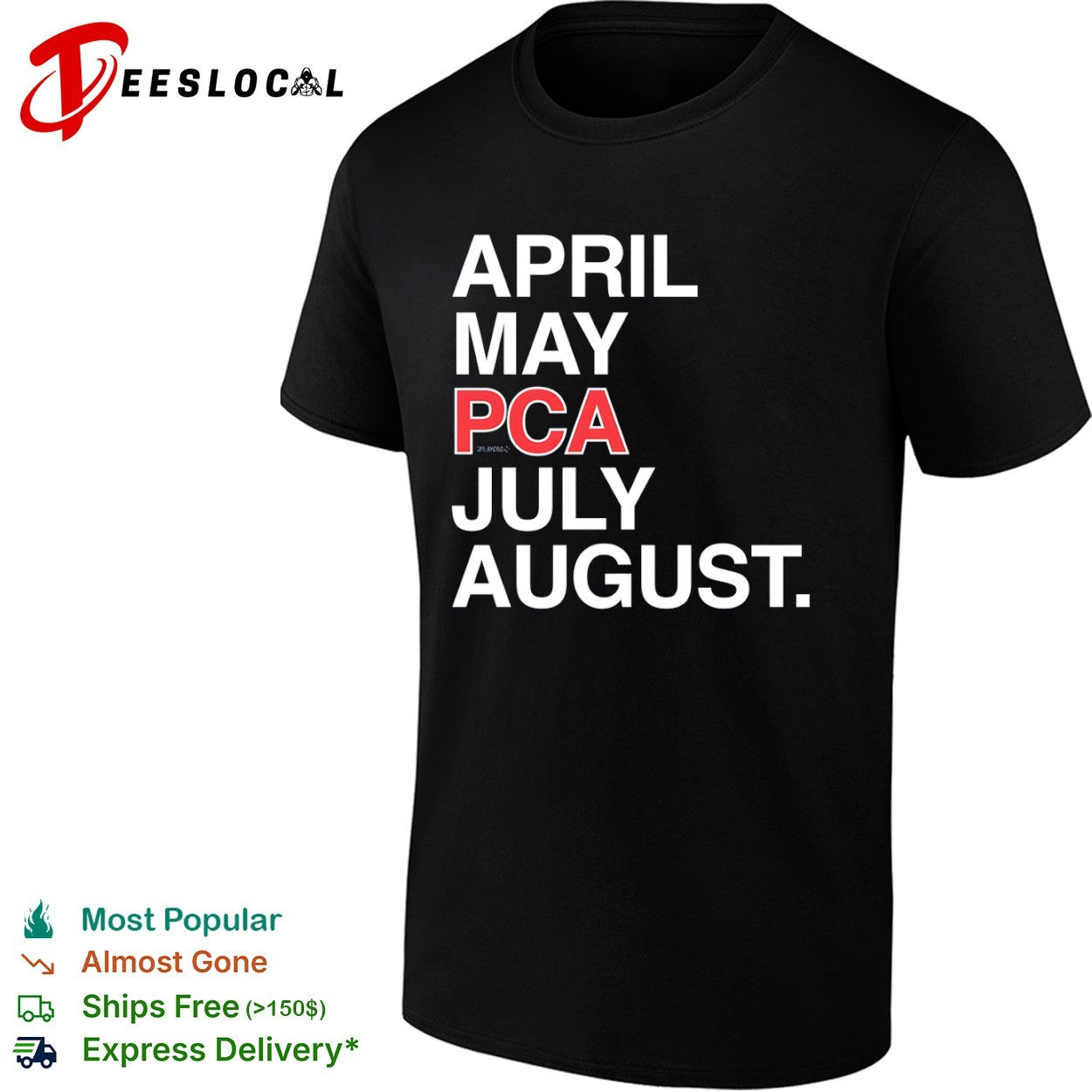 Pete Crow-Armstrong PCA April May July August shirt