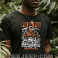 Philadelphia Cold Blooded Hockey Gritty Reaper Skull T Shirt