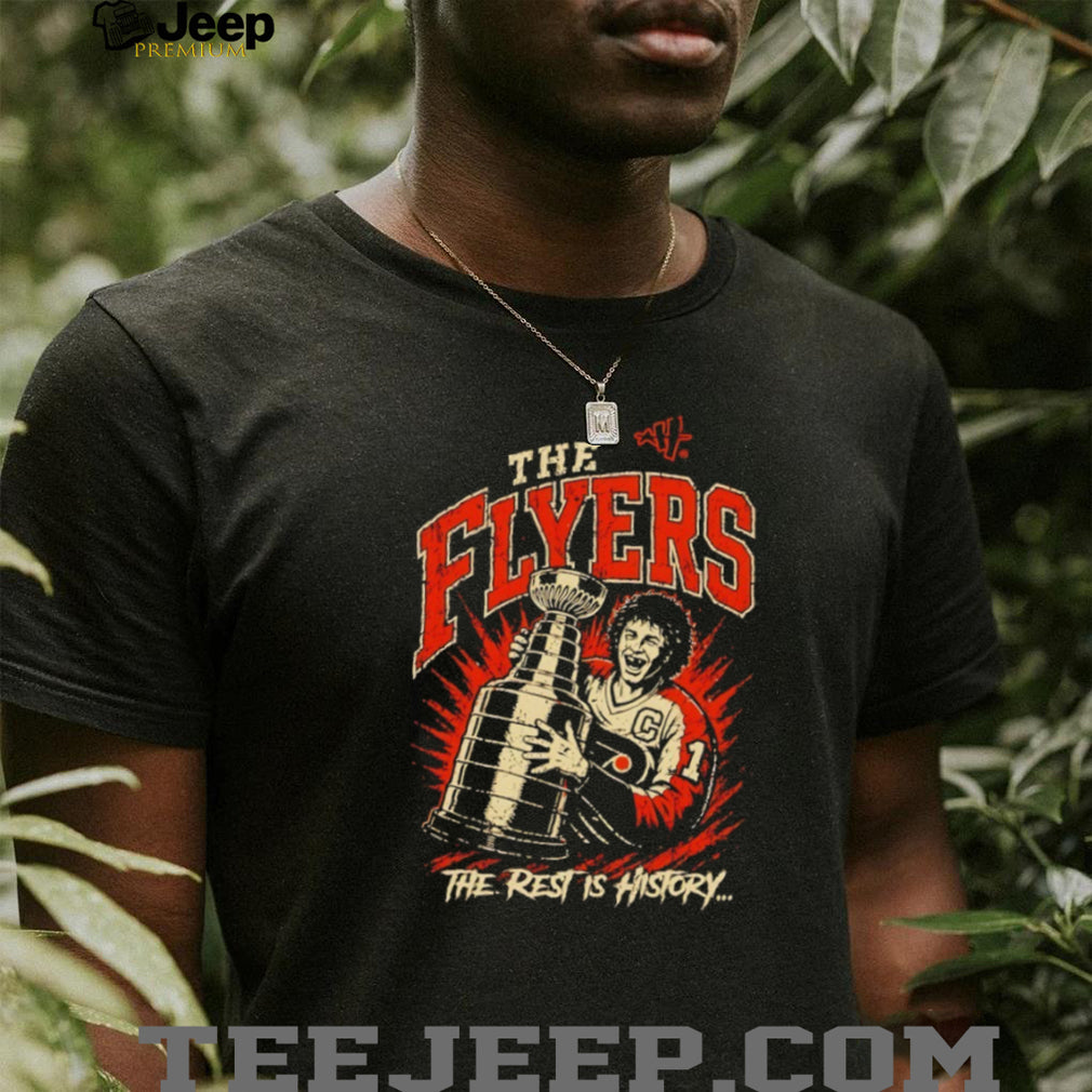 Philadelphia Flyers Bobby Clarke Stanley Cup Champion Vintage Retro Style Men Fans T Shirt