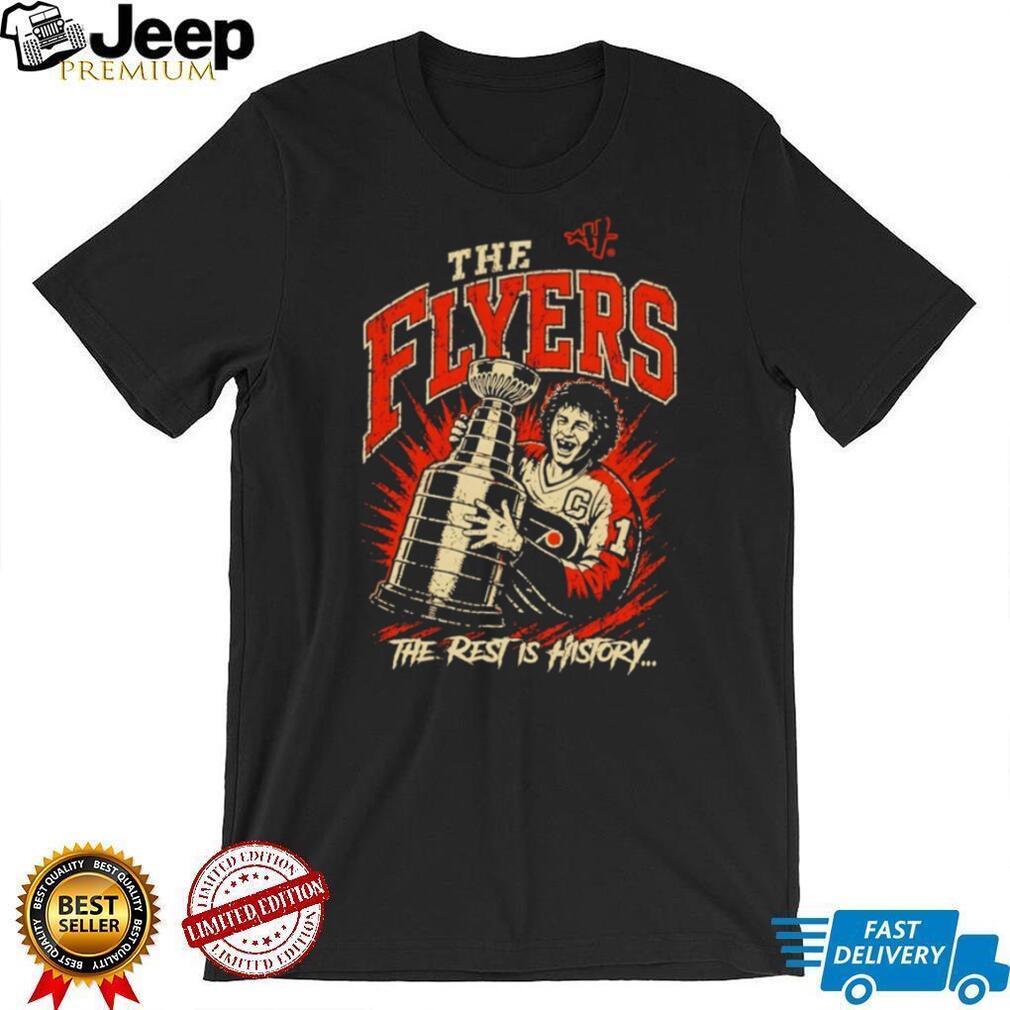 Philadelphia Flyers Bobby Clarke Stanley Cup Champion Vintage Retro Style Men Fans T Shirt