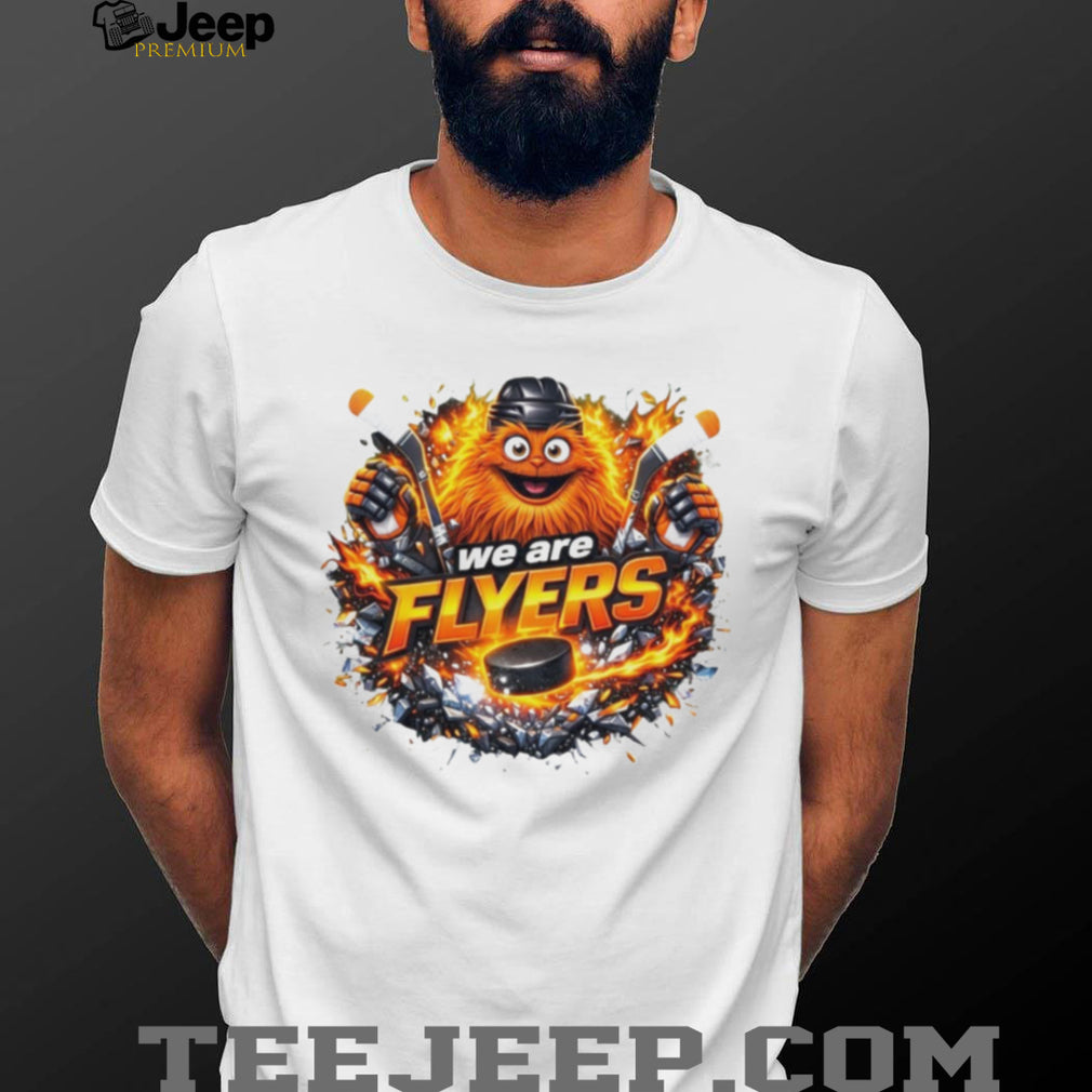 Philadelphia Flyers Gritty Mascot We Are Flyers Hockey Fan Retro Men Women T Shirt